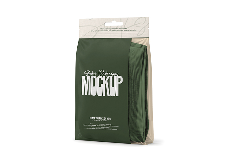 Socks Packaging Mockup