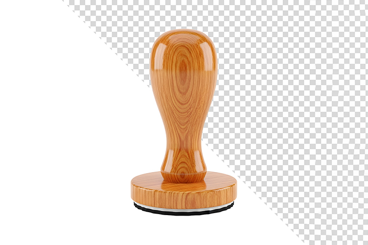 Classic Glossy Wooden Rubber Stamp Handle