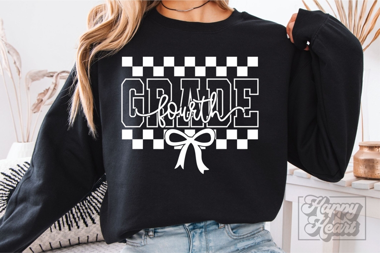 Fourth Grade Teacher SVG PNG Back To School Hello 4th Grade