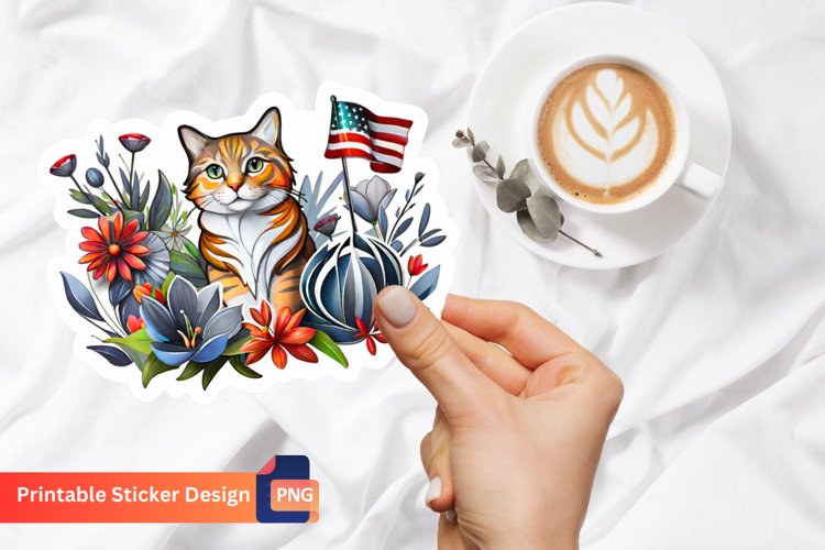 American Flag Clipart Image 4