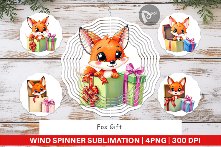 Wind Spinner Fox Gift