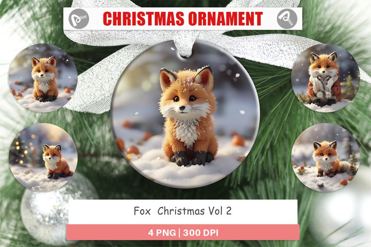 Christmas Ornaments Fox Christmas