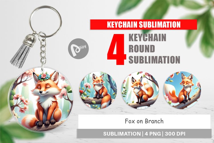 Keychain Fox on Branch