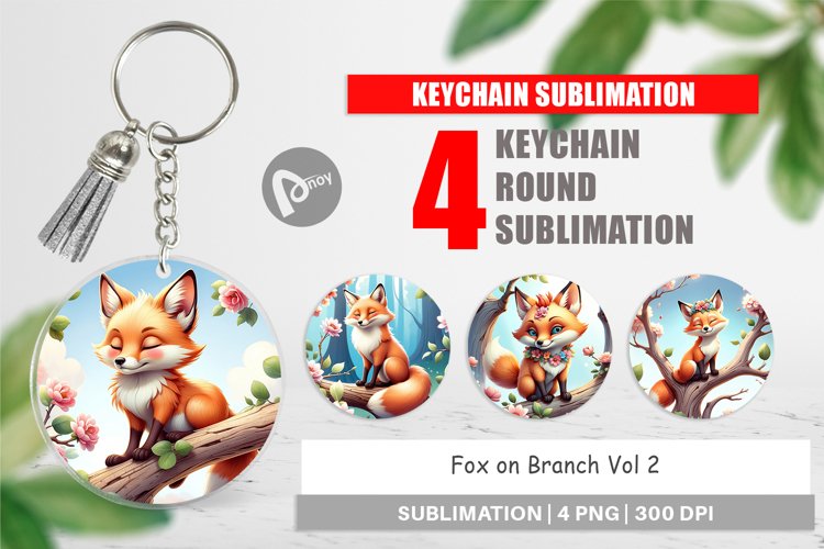 Keychain Fox on Branch