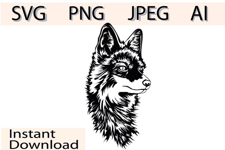 Fox Svg/Png/Jpg/Ai/Vector Fox/Zoo animals Svg