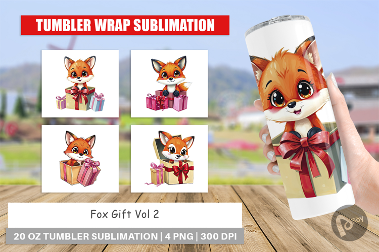 Tumbler Fox Gift