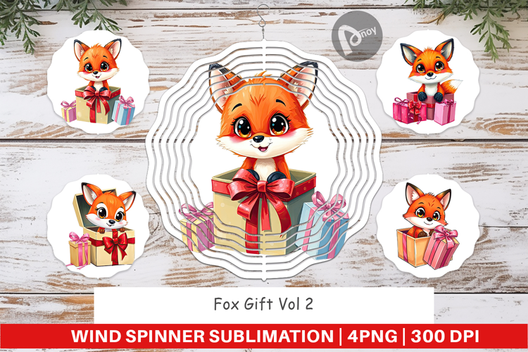 Wind Spinner Fox Gift