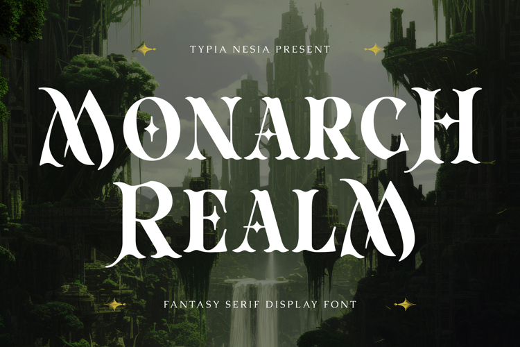 Monarch Realm - Classic Magical Fantasy Game Serif Font