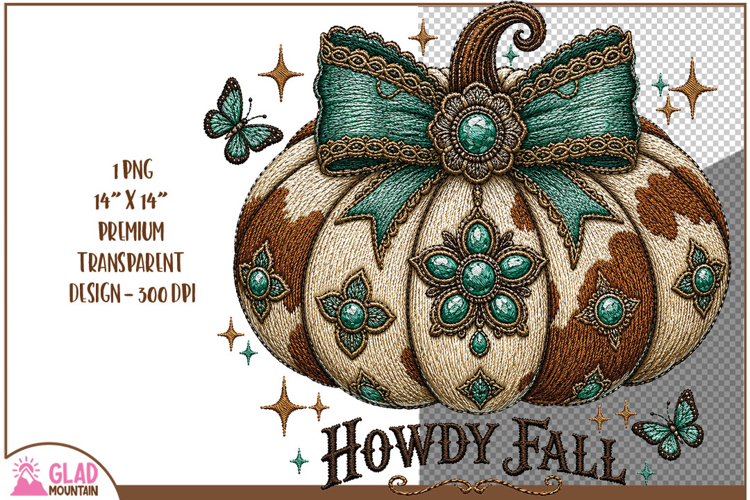 Pumpkin Embroidery Image 23