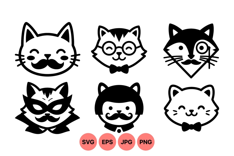 Cute Cat Clipart Image 9