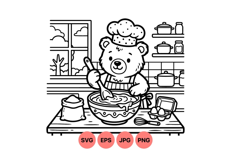 Mixing Bowl Clipart Image 8