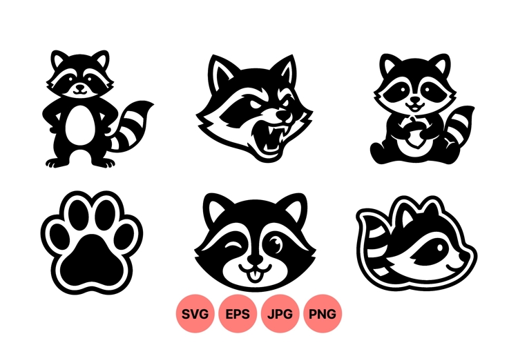 Black And White Animal Clipart Image 11