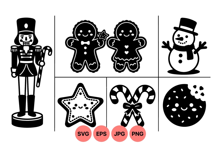 Christmas Cookie Clipart For Holiday Crafts