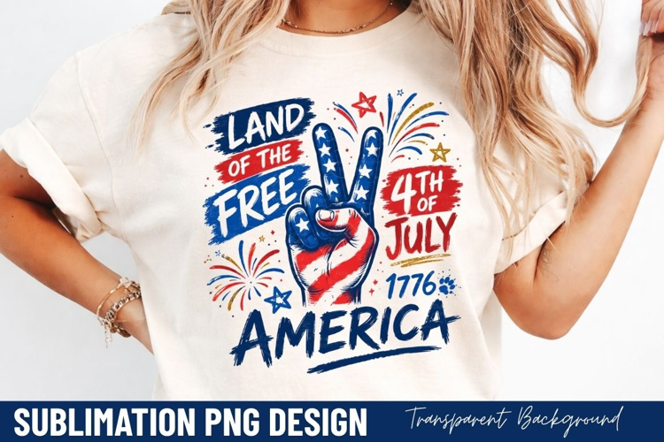 land of the free PNG, 1776 patriotic shirt design, peace