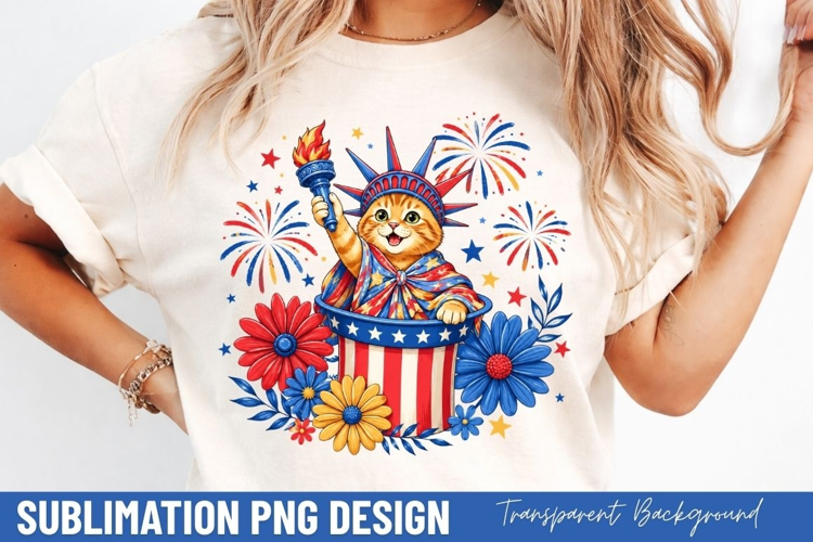 statue of liberty bear PNG, patriotic bear shirt design, 4th