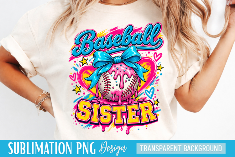 baseball sister png, baseball bow png, baseball sister png