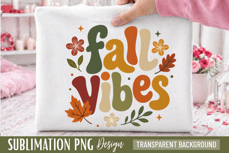 fall vibes png, retro fall png, autumn png, fall typography