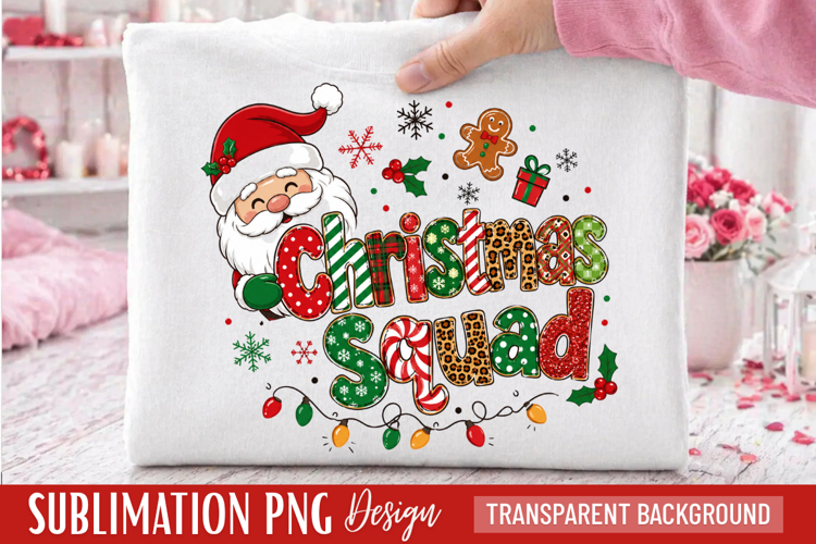 christmas squad png, christmas png, holiday squad png