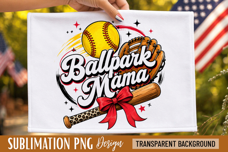 ballpark mama png, baseball mom png, baseball mama png