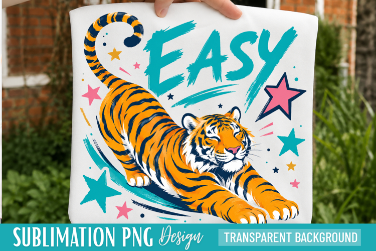 Easy Tiger Retro PNG Tags: easy tiger png, tiger png,