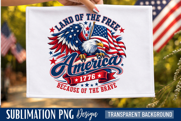 land of the free, america png, patriotic eagle, because