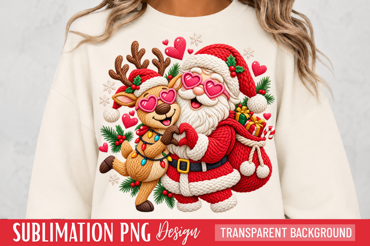 santa claus png, reindeer png, christmas png, santa png