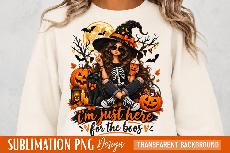 here for the boos, witch png, halloween witch, funny hallowe