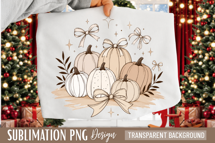 pumpkin png, neutral pumpkin, floral pumpkin, fall sublimati