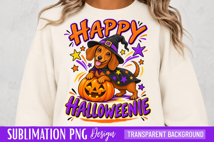 happy halloweenie, halloween dog, dachshund png, weenie dog