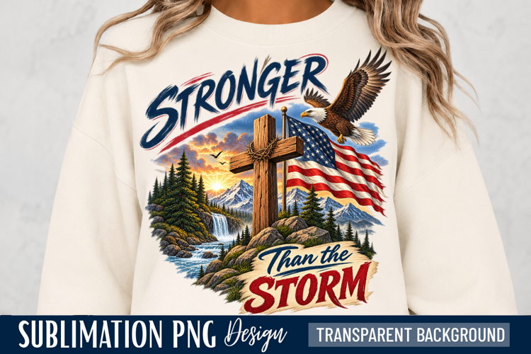 stronger than storm, patriotic eagle, eagle png, american