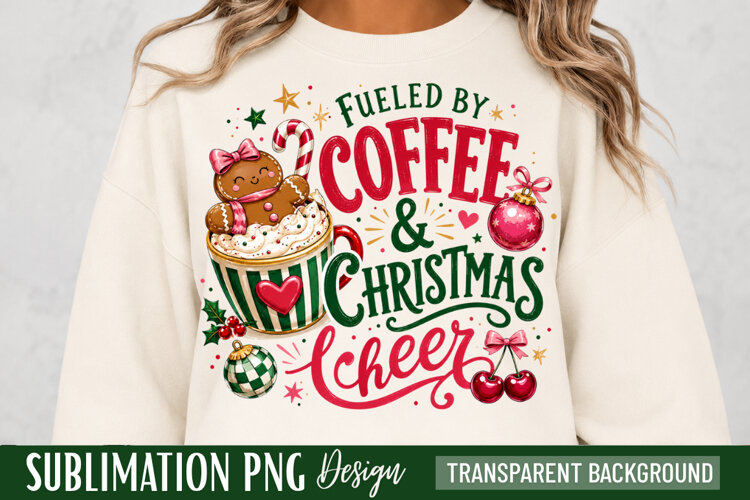 coffee christmas, christmas cheer, coffee png, holiday example image 1