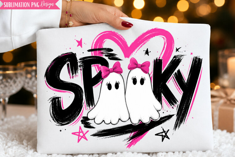 spooky ghost png, pink ghost png, halloween ghost png example image 1