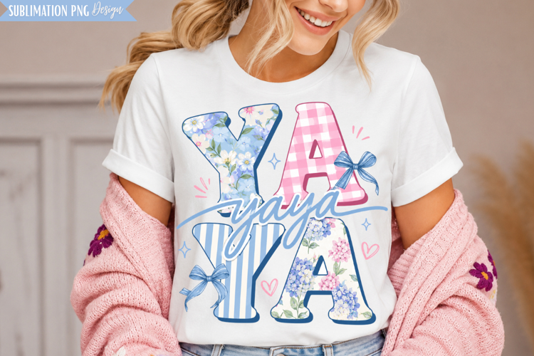 yaya png, yaya design, grandma png, grandmother gift png,