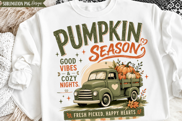 pumpkin season png, fall truck png, pumpkin truck png, autu