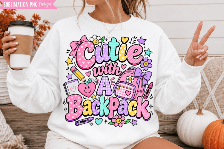 backpack girl png, cute backpack png, back to school png