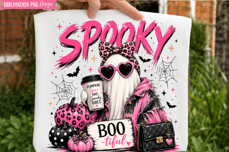 pink spooky png, halloween ghost png, pink ghost png, spooky