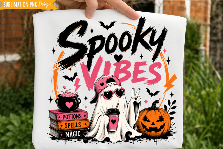 spooky vibes png, halloween ghost png, spooky ghost png