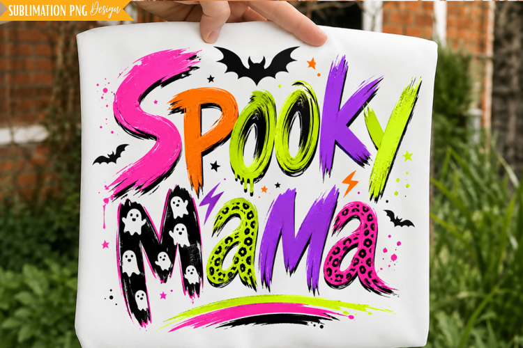 spooky mama png, halloween mama png, spooky mom png, hallowe