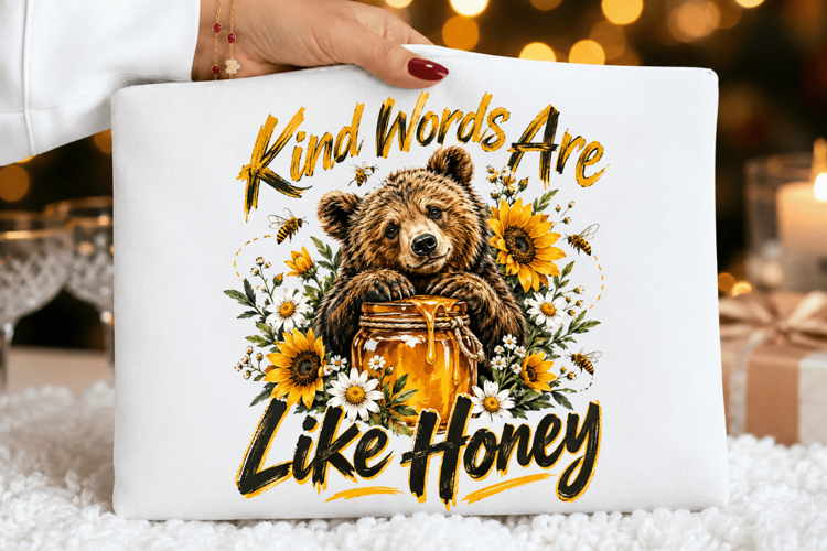 kind words png, like honey png, positive quote png