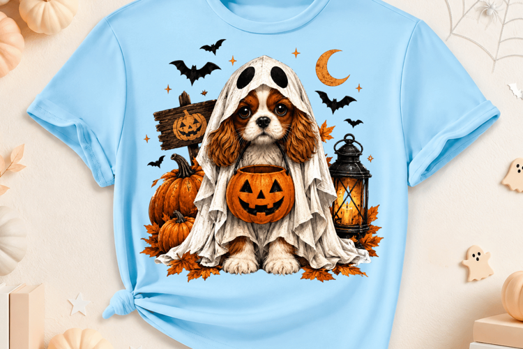 spooky dog png, halloween dog png, ghost dog png, pumpkin