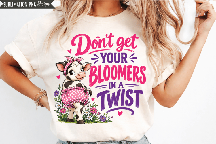 bloomers quote png, funny quote png, floral humor png, funny