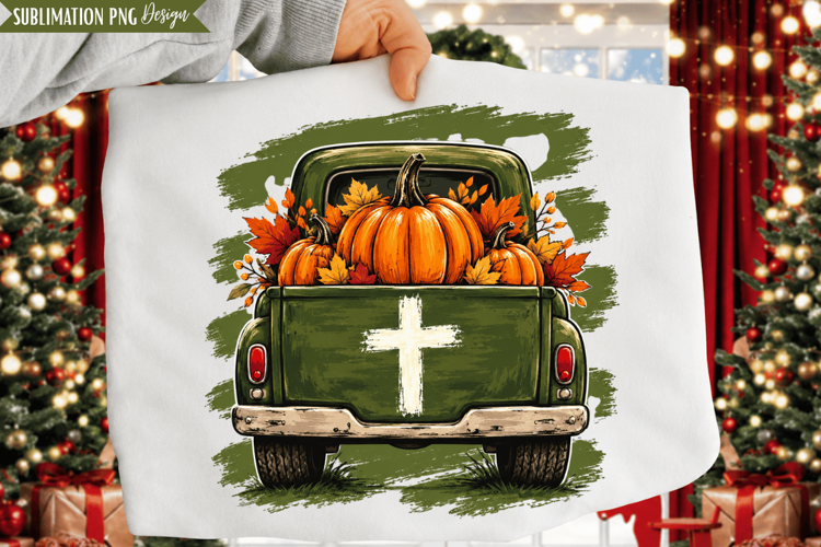 faith pumpkin png, pumpkin truck png, christian fall png