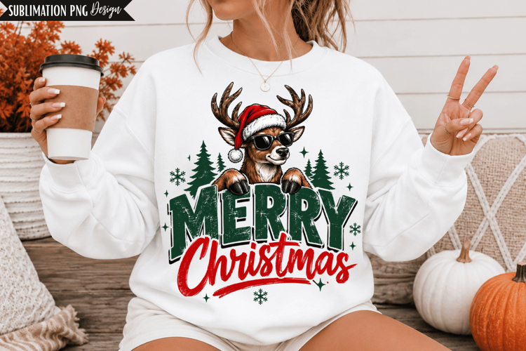 merry christmas png, christmas deer png, holiday deer png