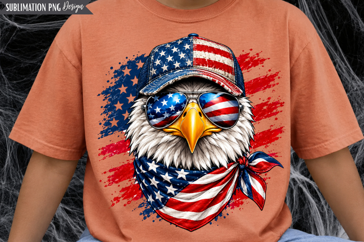 Patriotic Eagle USA PNG Design, patriotic eagle png, usa eag