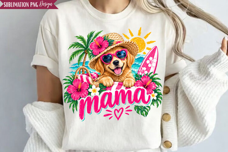 Tropical Mama PNG Design, tropical mama png, mama png, summ example image 1