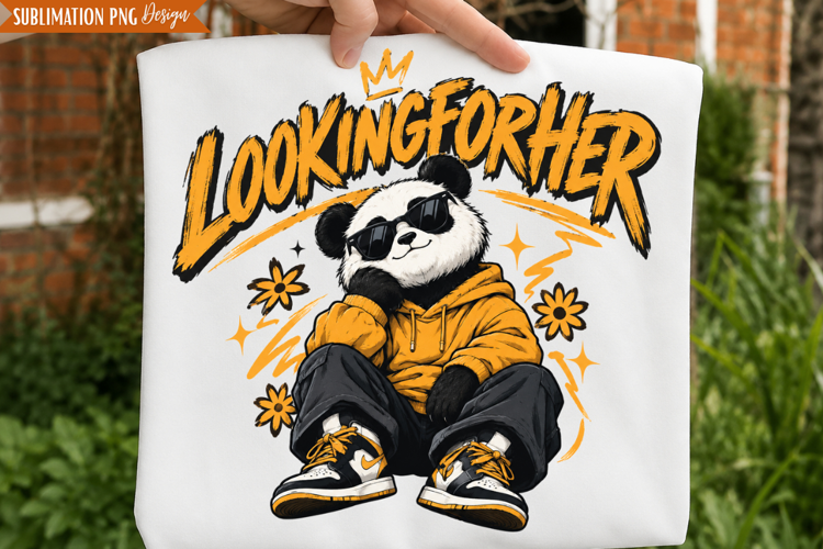 Looking For Her Badger PNG Design, looking for her png,funny