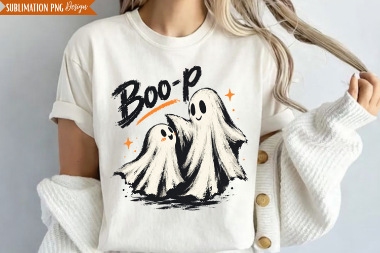 Boo Ghost Halloween PNG Design, boo ghost png, halloween
