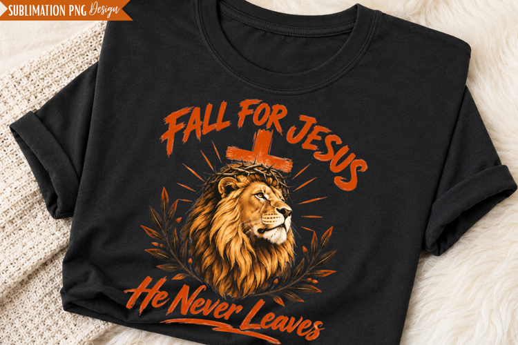 Fall For Jesus PNG Design, fall for jesus png, jesus fall pn