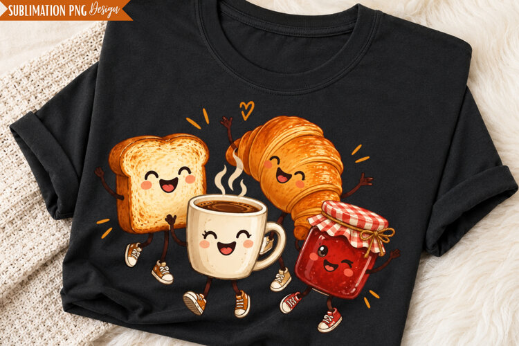 Cozy Breakfast Fall PNG Design, cozy breakfast png example image 1