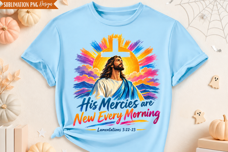 New Mercies Faith PNG Design, new mercies png, his mercies